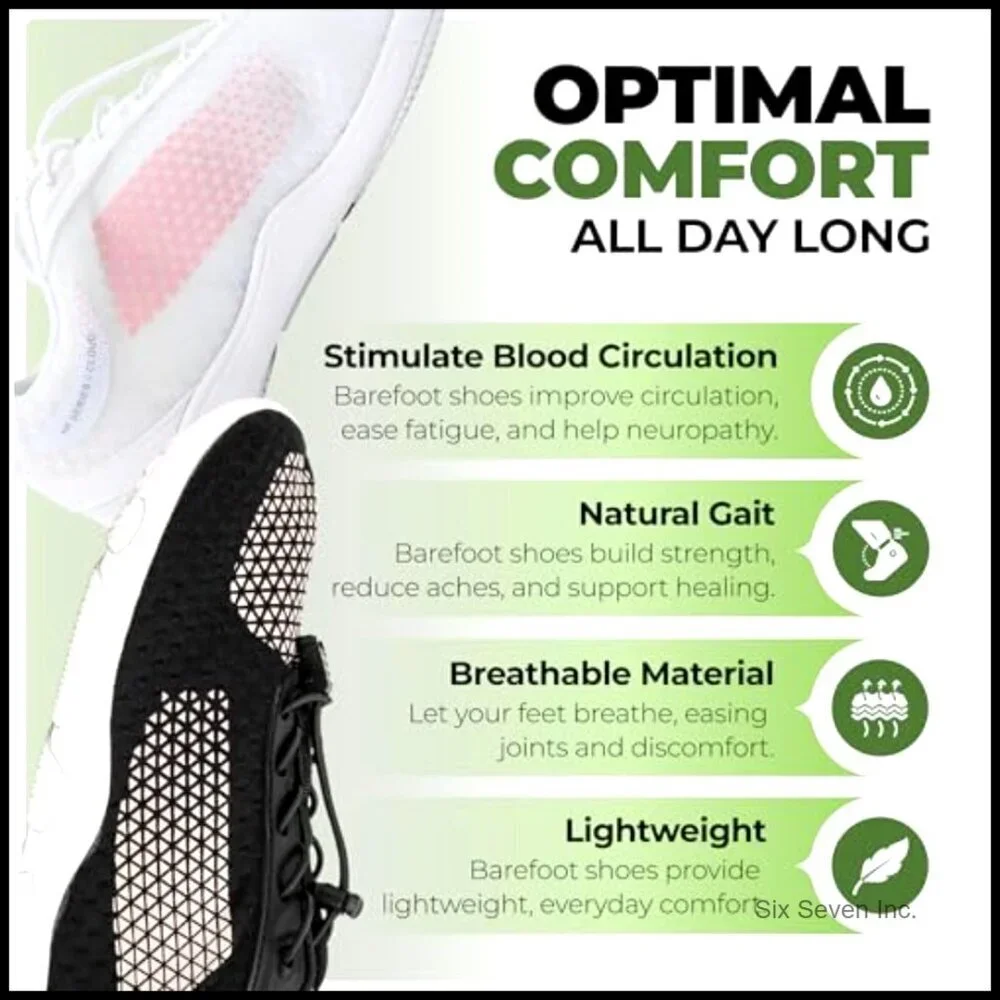Minimalist Hiking Boots Barefoot Shoes Arch Support Breathable Splash-Proof
